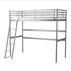 IKEA ロフトベッド＋専用デスク天板　SVARTA
