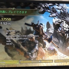 ゲーミングPC/Windows11/RTX2070/SSD1TB/HDD1TBの画像