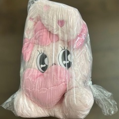 エスターバニー ハートポケット BIG ぬいぐるみ　ピンク