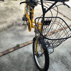 黄色い自転車
