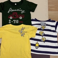 男の子お下がりトップス100〜110サイズ半袖夏物の画像