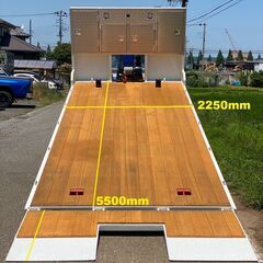 【J-0086】日野レンジャー FE7JL ユニック付 セルフローダー ローダー H20年 3段フックイン タダノ 7000kg 車検 リモコン付 花見台の画像