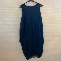 【値下げ】結婚式 パーティードレス ワンピース　黒色の画像