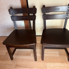 購入者決定済カリモク　ダイニングチェア　2脚の画像