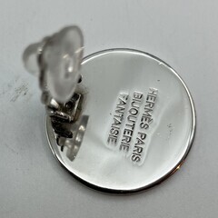 エルメス　イヤリング　シルバー　直径2ｃｍ　送料無料の画像