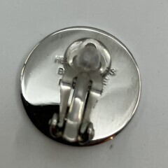エルメス　イヤリング　シルバー　直径2ｃｍ　送料無料の画像