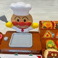 出来立て！アンパンマンレストラン！おもちゃ【未使用に近い】の画像