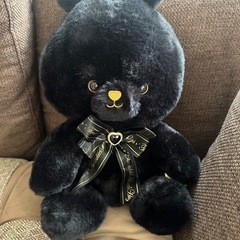 黒うさぎのぬいぐるみ🐰の画像