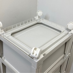 キャスター付き4段収納ケースの画像