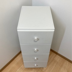 キャスター付き4段収納ケースの画像