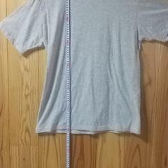 プリントTシャツ ライトグレー Lサイズの画像