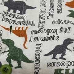 アンパサンド男の子パジャマ100サイズ恐竜柄夏物半袖グリーン緑の画像