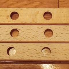 木製ネジ遊びの画像