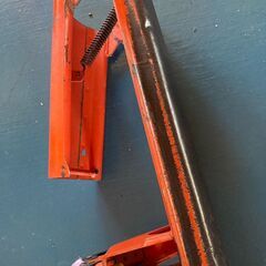 中古 クボタ トラクター用 ロータリーフラップカバー 整地板 代かき トラクターパーツ 農機具 トラクター ジモ①の画像