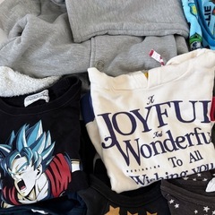 まとめ売り 110cm 男の子 男児 子供服 キッズ  長袖 半袖 タンクトップ トップスセットの画像