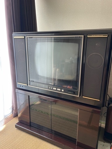 昭和レトロ　テレビ　ヴィンテージ　アンティーク ○【昭和レトロ】NECブラウン管 希少 テレビ 木材 アンティーク