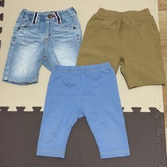 女の子（男の子）お下がり90サイズボトムス春夏物の画像