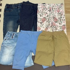 女の子（男の子）お下がり90サイズボトムス春夏物の画像