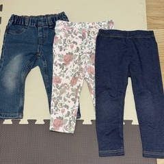 女の子（男の子）お下がり90サイズボトムス春夏物の画像
