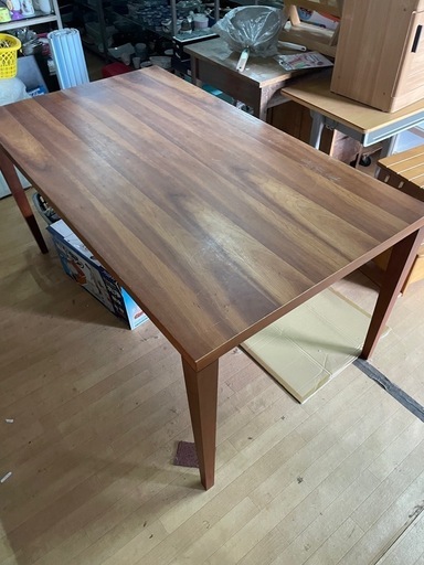 ダイニングテーブル　テーブル　木製　4人用　作業台　