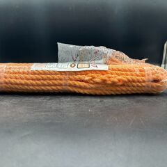 〇②【新品未使用】水上金属 荷造りロープ トラック用オレンジロープの画像