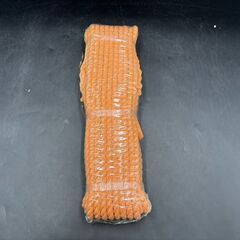 〇②【新品未使用】水上金属 荷造りロープ トラック用オレンジロープの画像