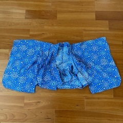浴衣　ハンドメイド品中古　110センチの画像