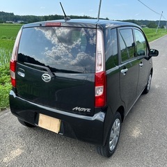 売約済みです！直ぐ乗れます！車検2年付き！平成23年式ダイハツムーヴ！人気のブラック！エコモード付き！調子良くエアコンもバッチリ冷え冷えー！整備済み！総額19万円の画像