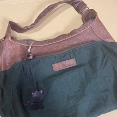④AOYAMA IBIZA バッグ　レディースかばん　猫レザーチ...