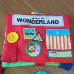busy book WONDERLAND布絵本 しかけ絵本 3セットの画像