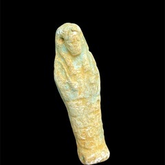 ファイアンス製　ウシャブティ　古代エジプト　ファラオ　古代　ミイラの画像
