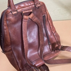 🎒本革バッグ　リュック　レディースの画像