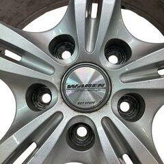 タイヤ&ホイール 18インチ4本セット◆ WAREN 7.5J-18 +53 5H114.3 ◇ BSタイヤ 225/45R18の画像