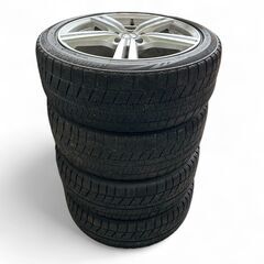 タイヤ&ホイール 18インチ4本セット◆ WAREN 7.5J-18 +53 5H114.3 ◇ BSタイヤ 225/45R18の画像
