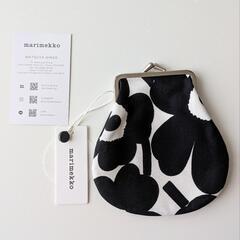 新品タグ付き　Marimekko　がま口ポーチ　がま口財布