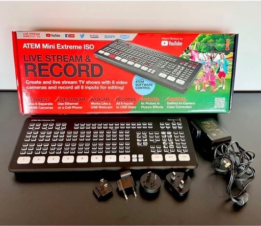 【美品】ATEM Mini Extreme ISO 本体　外箱あり