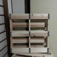 パレット 木製 ベッドフレーム 多用途　の画像
