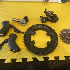 Shimano 105 STIレバー　チェーンリング　カセットス...