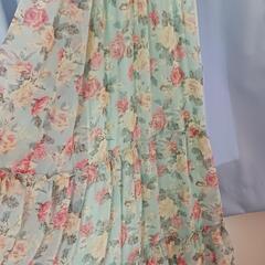 花柄 ロングワンピース  マキシワンピース の画像