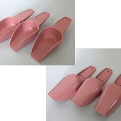 タッパーウェア グランプリデコレーター 4.0L/2.75L/1.9L/1.2L 8個 スプーン 3個 計11個セット Tupperware 保存容器 ピンク系 札幌市の画像