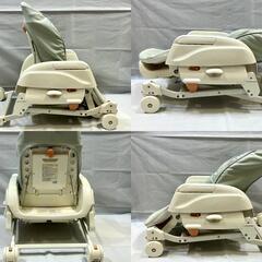 ※ Combi コンビ ネオモノトーン RK-1 ベビーチェア ハイローチェア ベビーラック ベビー用品 ベビー家具 手動スウィング 中古の画像