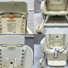 ※ Combi コンビ ネオモノトーン RK-1 ベビーチェア ハイローチェア ベビーラック ベビー用品 ベビー家具 手動スウィング 中古の画像