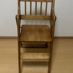 木製ベビーハイチェア
