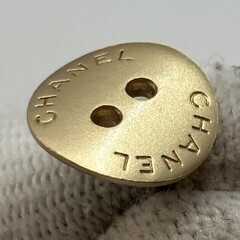 シャネル スポーツ ピアス 直径1.2ｃｍ　片方のみ　ゴールド　...