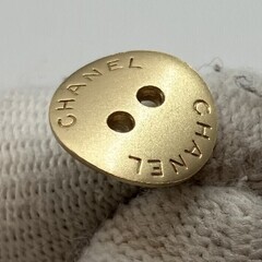 シャネル スポーツ ピアス 直径1.2ｃｍ　片方のみ　ゴールド　キャッチ無し　送料無料の画像
