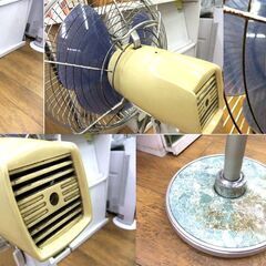 昭和レトロ 扇風機 現状品 サンヨー ダイナミックワイド EF-6NF 中古 SANYO 札幌市厚別区 厚別店の画像