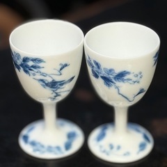 【未使用】高足杯2脚セット の画像