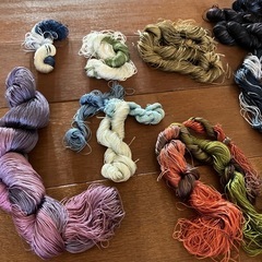 刺繍糸、グラデーションの画像