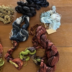 刺繍糸、グラデーションの画像
