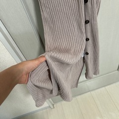 カーディガン　　ロングの画像